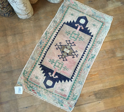 2x3 feet muted bedroom small rug, pink mini turkish bathroom rug, handmade kitchen small rug,anatolian bath mat,mini vintage living room rug