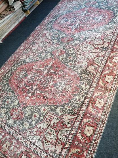 6.2 x 11 Persian RUG Oriental Rug Oushak Rug Vintage Oushak 6x11 Rug Vintage Quality Rug Wool Oushak Rug Hand Made Rug Vintage Turkish Rug