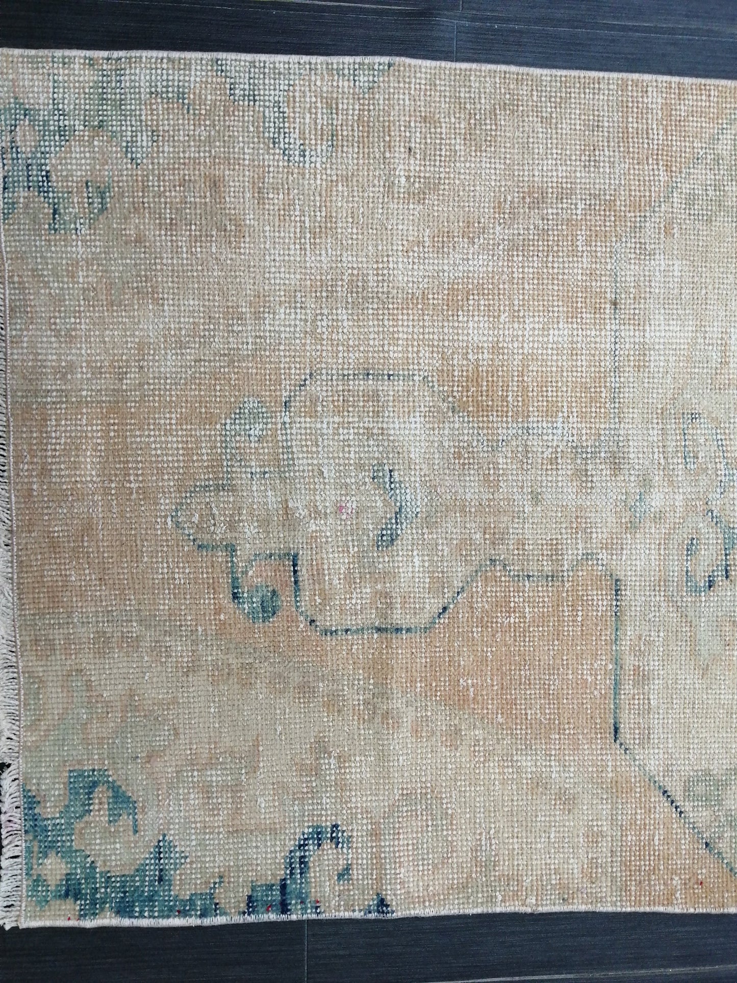 2.8 x 6.5 Distressed Runner  Rugs, Hand Made runner Rug, Oushak Rug, Rustic Rug, Rug Runner, Turkish Rug, Vintage Rug, Wool rug