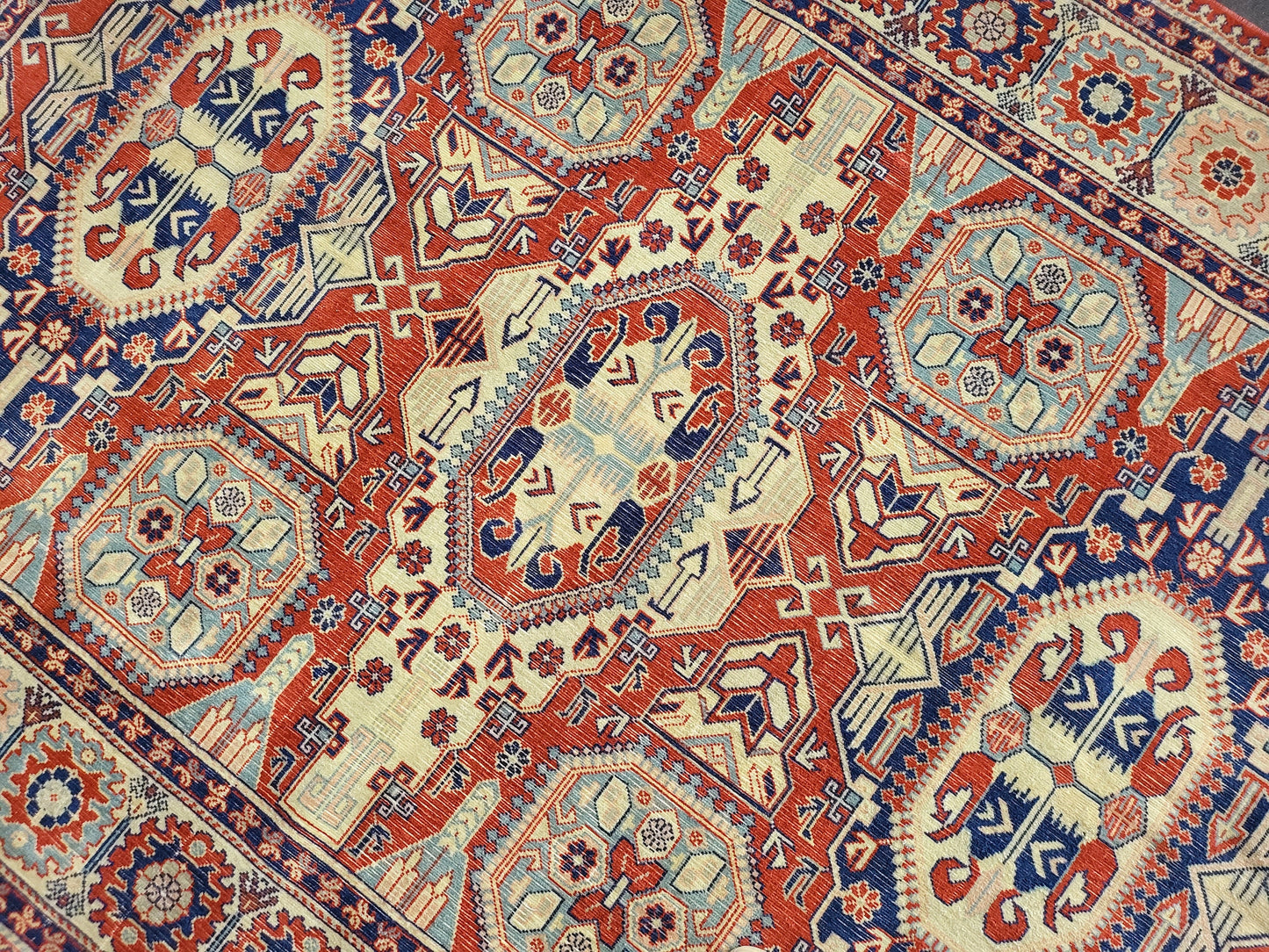 Large OUSHAK RUG, TURKISH 6.5 x 9.3 Oushak Rug, Vintage Rug Low Wool Pile Persian Rug Handmade Rug living room Rug loom rug wholesale rugs