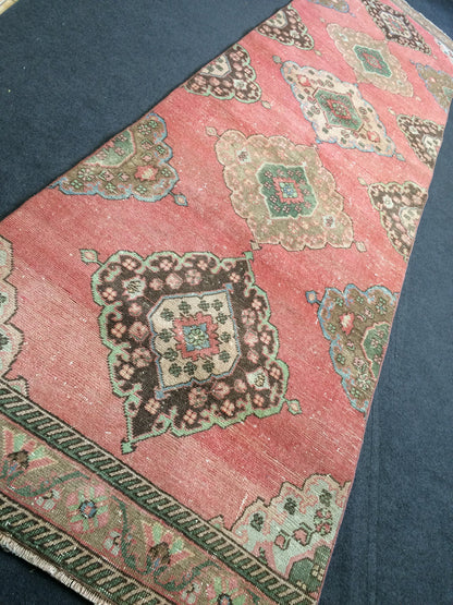 3 x 12.5 Oushak Runner Rug Turkish Runner Rug Vintage Runner Rug Hallway Runner Rug Kitchen Runner Rug Wool Runner Rug Wool Oushak Rug