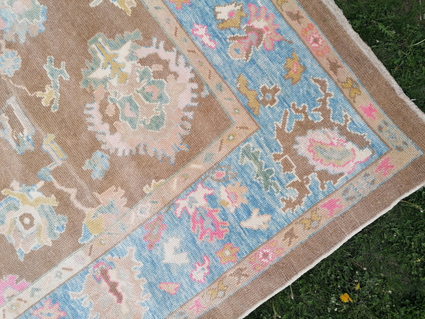 9.2 x 12.2 Large turkish oushak rug - new oushak rug, large living room rug hand knotted rug