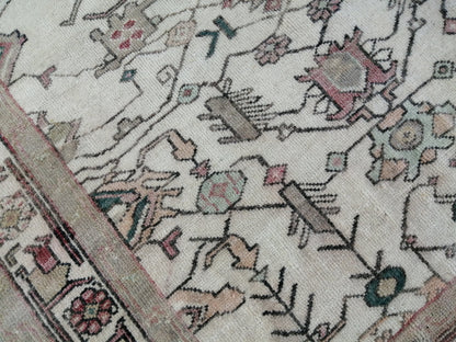 4 X 5 OUSHAK RUG Wool TURKISH Oushak Rug Vintage Oushak Runner Rug Vintage Hand Made Rugs Vintage Turkish Rug