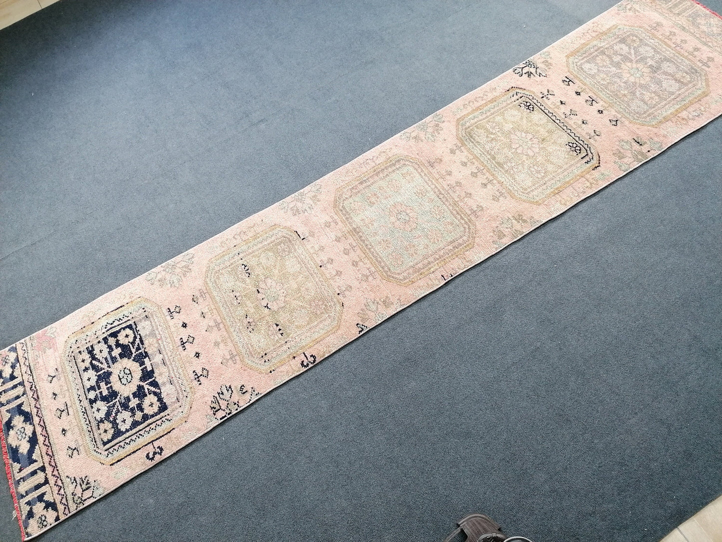 11'x2'3 turkish runner rug,runner rug, kitchen runner rug,hallway runner rug