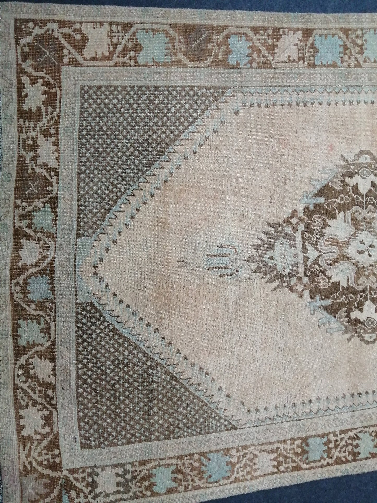 12.2 x 4.10 Oushak Runner Rug Turkish Runner Rug Vintage Runner Rug Muted Runner Rug Kitchen Runner Rug Wool Runner Rug Wool Oushak Rug