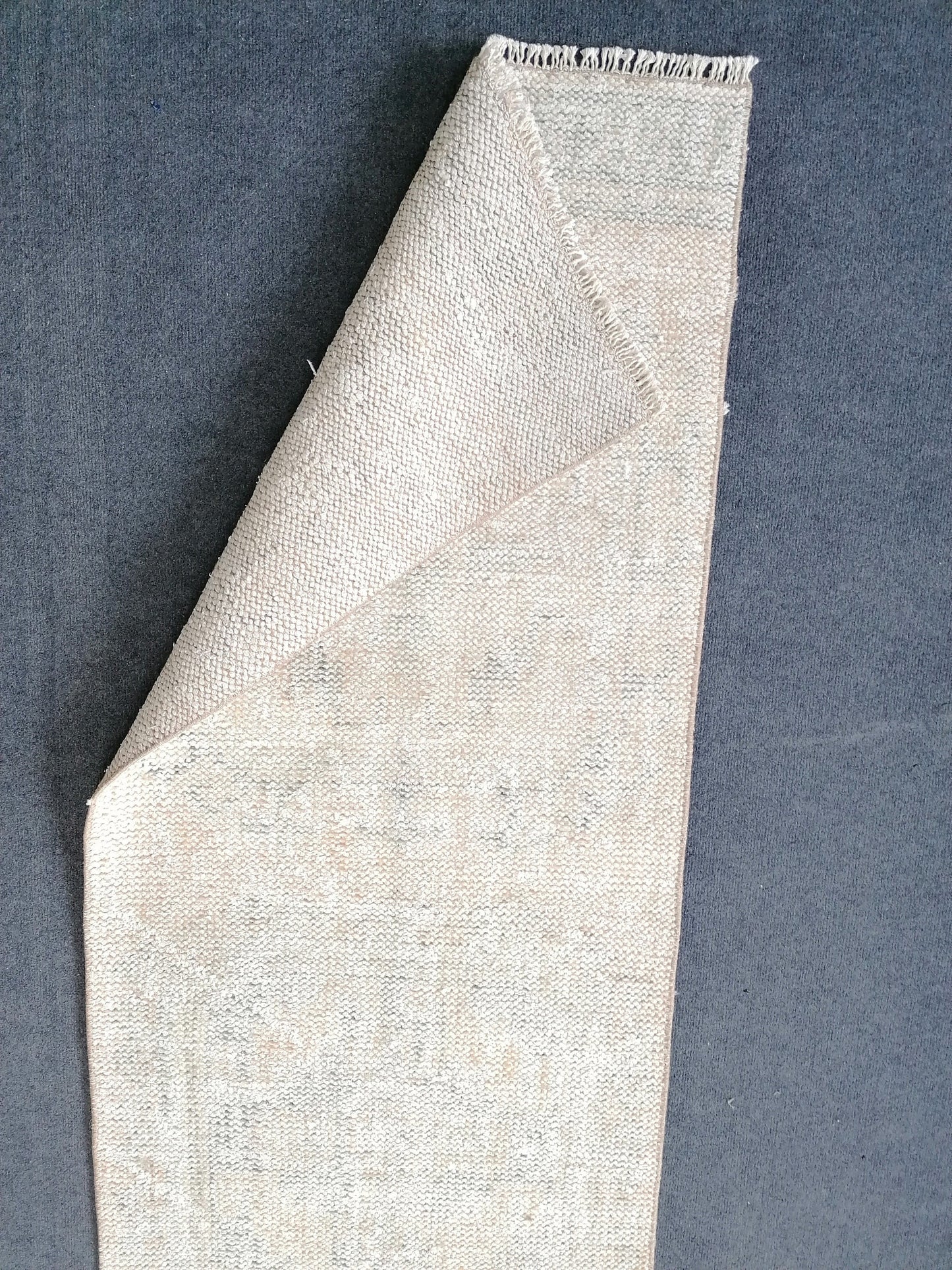 12''2x2'4 distressed runner rug turkish runner rug muted vintage runner rug faded hallway runner rug kitchen runner rug wool runner rug