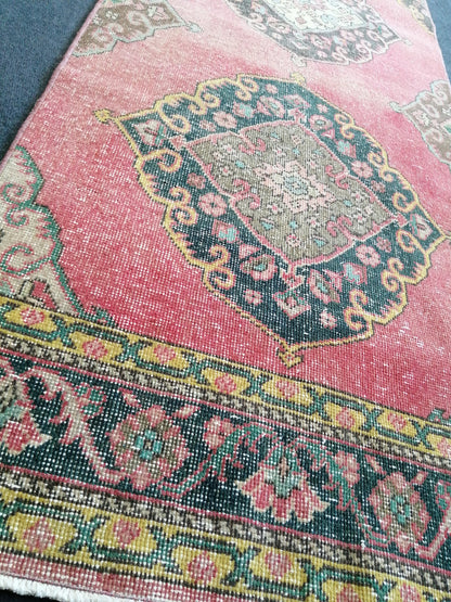 13.5x2.8 Oushak Runner Rug Turkish Runner Rug Vintage Runner Rug Hallway Runner Rug Kitchen Runner Rug Wool Runner Rug Wool Oushak Rug