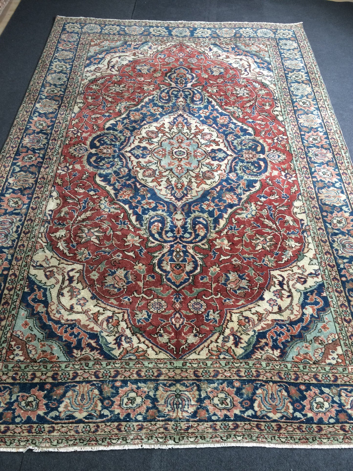 10 X 6.6 Persian RUG Oushak Rug Vintage Rug Vintage Persian Wool Oushak Rug Hand Made Rugs 7x10 Vintage Turkish Rug Oriental Rug