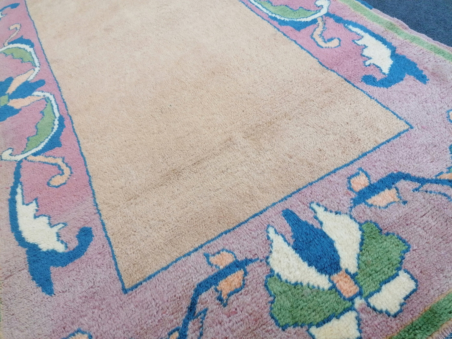 7'x3'11 vintage turkish rug, are wool rug,