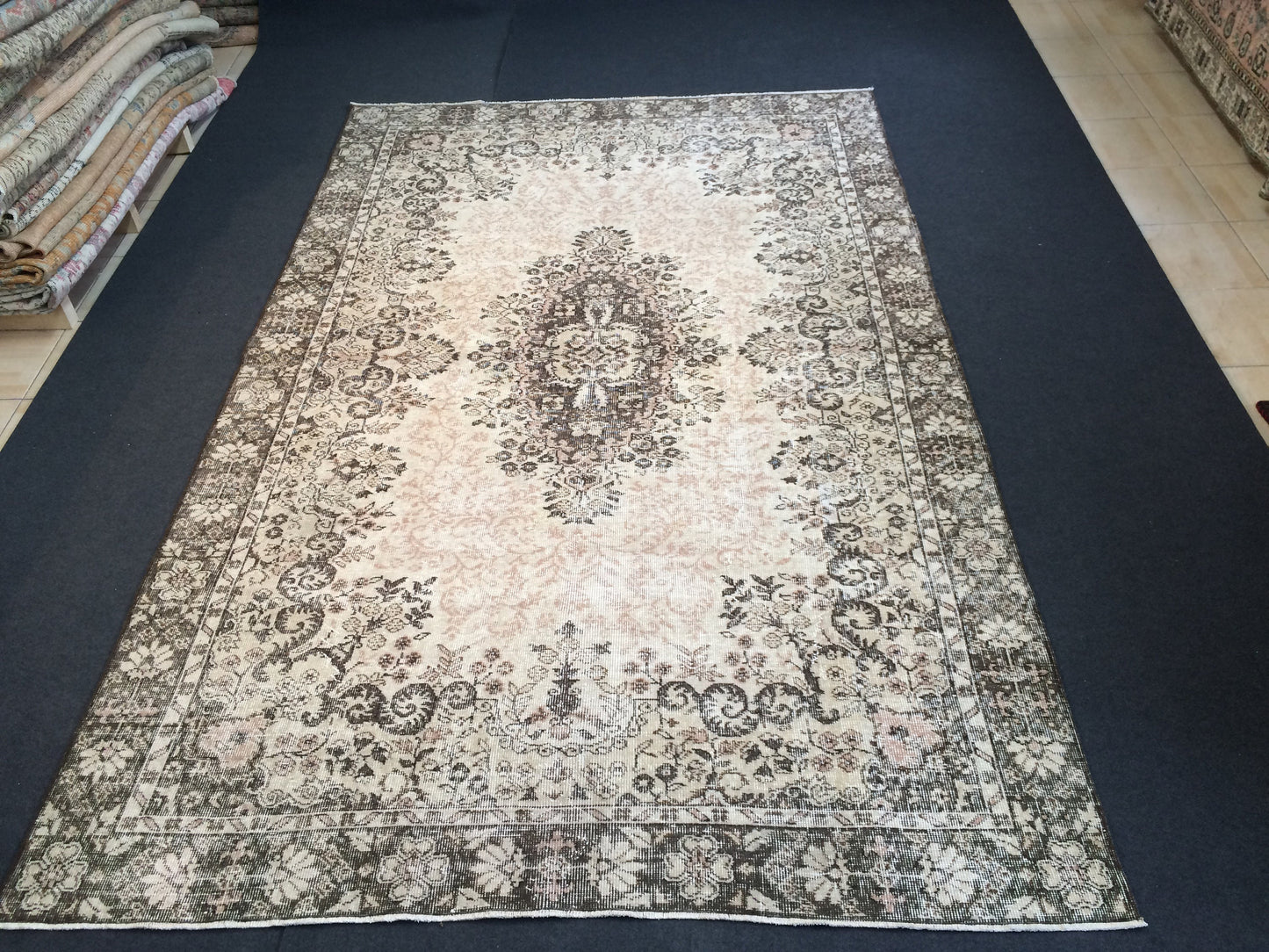 10 x 6.3 Over Sized RUG Large Area Oushak Rugs Wool Oushak Rugs Oushak Rug Hand  Made Rugs Turkish Rugs