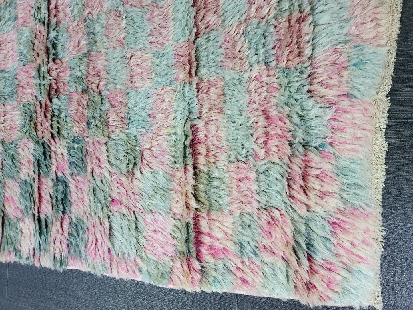 Antique Wool Rug, 2.7 x 4 Vintage Shaggy Rug,High Wool Pile Rug, Plush Rug, Handmade Rug, Hand Knotted Rug, Turkish Rug, Nomad Rug,Rear Rug,