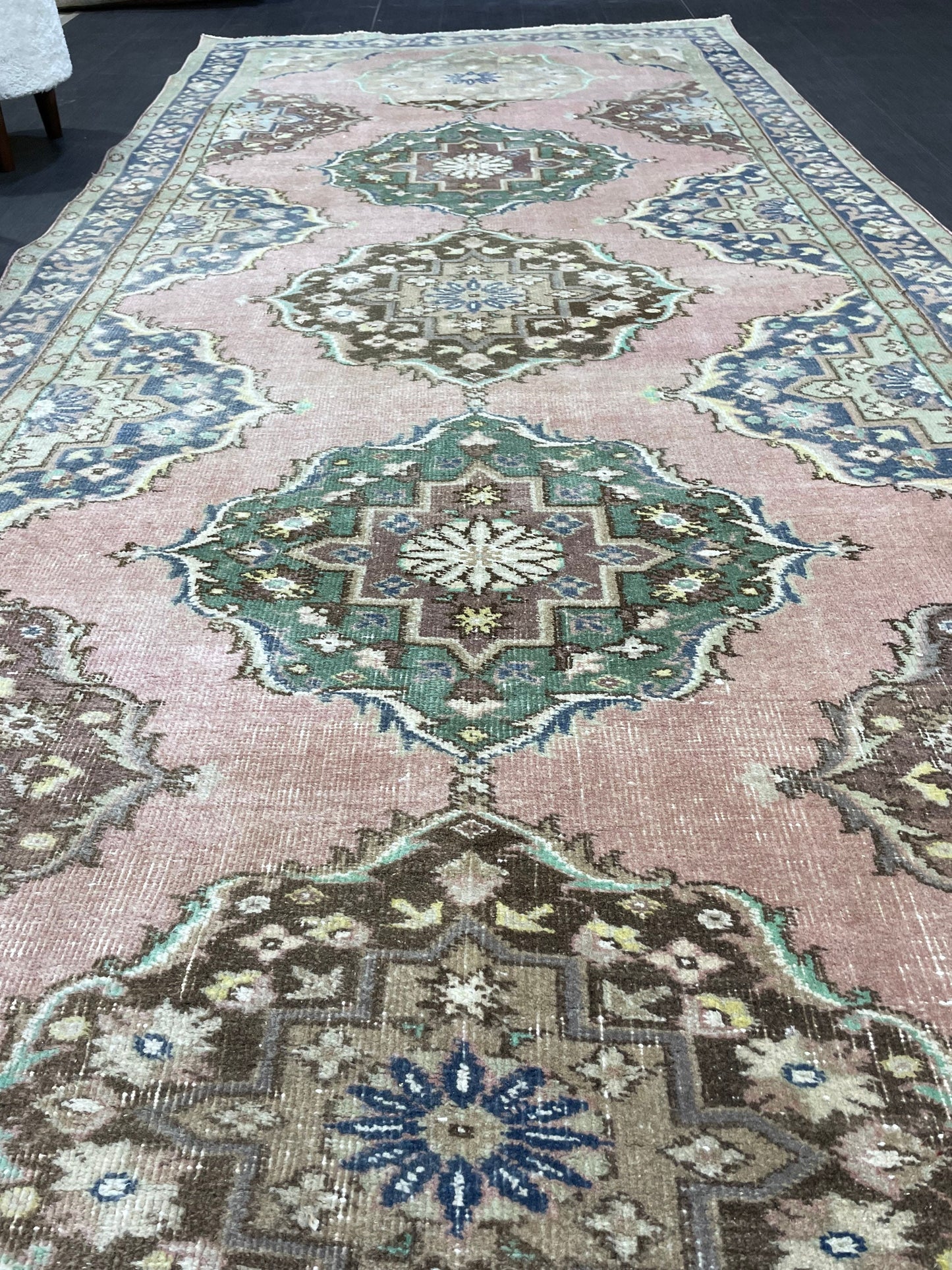 Vintage Runner Rug, Hand Knotted Runner 5 x 11.4 Rug, Turkish Runner Rug, Vintage Runner Rug, Hallway Runner Rug,Quality Kitchen Runner