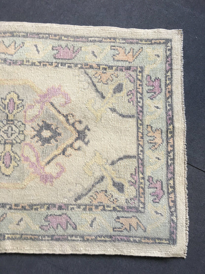 3x5 feet handmade new turkish rug, vintage destroyed dark blue wool kitchen medium size rug, bedroom area nautral rug, oushak laundry rugs