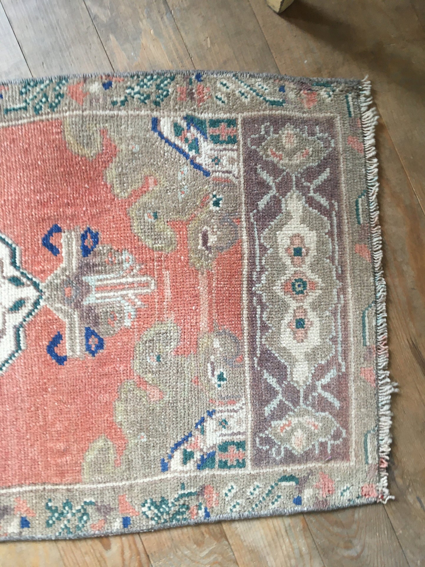 2x4 feet orange bedroom small rug, vintage turkish kitchen small rug, oushak laundry small rug, living room floor small rug, handmade rugs