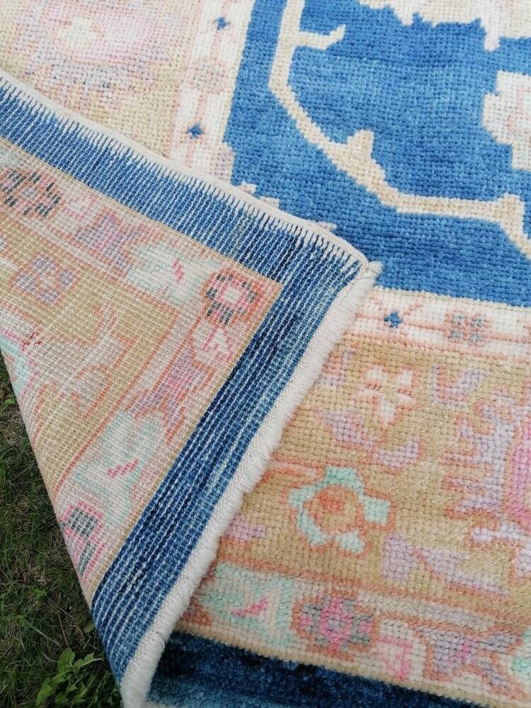 7 x 10.8 Large turkish oushak rug - new oushak rug, large living room rug, hand knotted rug