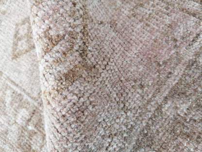 Neatural turkish wool rug, oushak hand made rug 4x6'3 living room rug