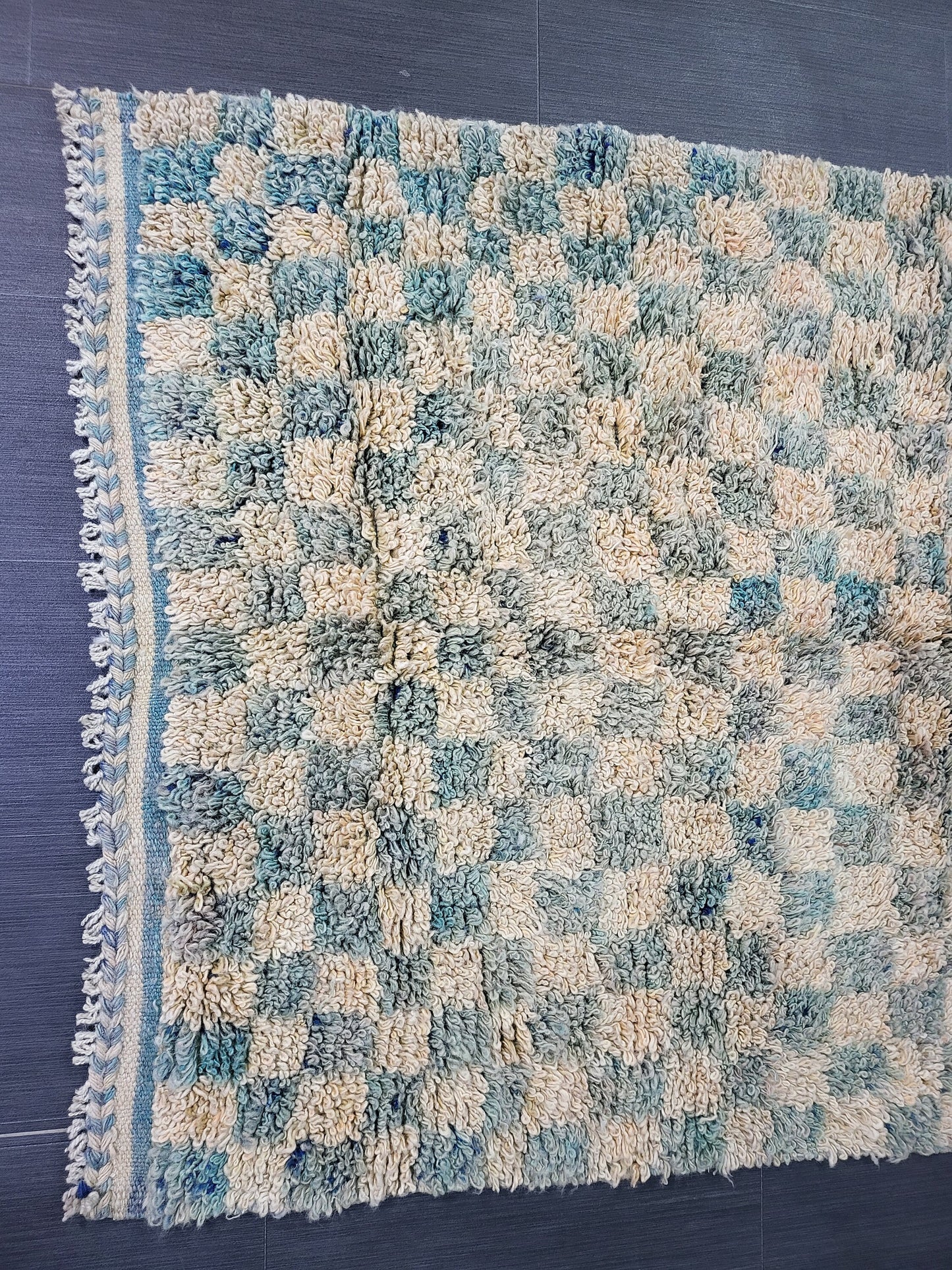 Antique Rug, High Wool Pile Rug, 3.8 x 5.10  Plush Rug,Handmade Rug,Shaggy Hand Knotted Rug,One Of A Kind Rug, Nomad Rug, Rear Rug