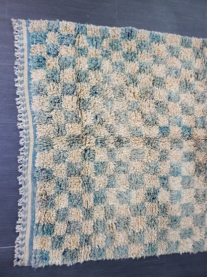 Antique Rug, High Wool Pile Rug, 3.8 x 5.10  Plush Rug,Handmade Rug,Shaggy Hand Knotted Rug,One Of A Kind Rug, Nomad Rug, Rear Rug