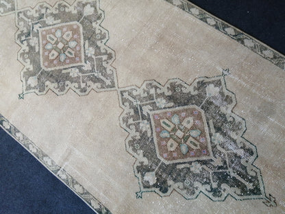 11 x 3.5 Oushak Runner Rug Turkish Runner Rug Vintage Runner Rug Hallway Runner Rug Kitchen Runner Rug Wool Runner Rug Oriental Runner Rug
