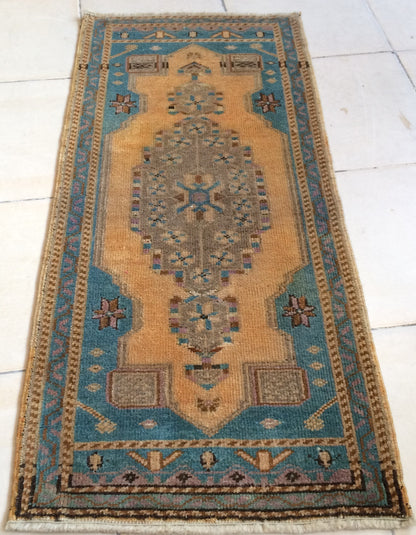 Turkish Rug, Oushak Rug, Rustic Oushak Rug, Wool Oushak Rug, Oushak Runner Rugs, Farmhouse Rug, Vintage Rug, Minimalist Rug, Hand Made Rug