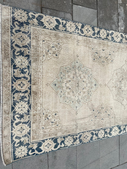 Muted Extra Long Turkish Runner Very Long Muted Oushak Runner Rug 5 x 22.4 Vintage Runner Rug XL Oriental Runner Rug Staircase Runner rug