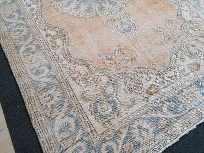 9'3x6 large area oushak rug turkish oushak rug vintage rug vintage runner rug wool 6 by 9 rug hand made rugs vintage turkish rug