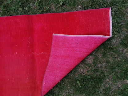 Turkısh rug 2'4x4 handmade wool rug,