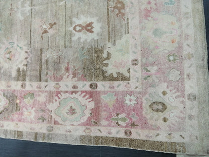 9x13 Muted Large OUSHAK RUG, TURKISH Oushak Rug, Vintage Oushak  Rug, Wool Oushak Rug Hand Made Rugs, Made In Turkey Oushak Rug