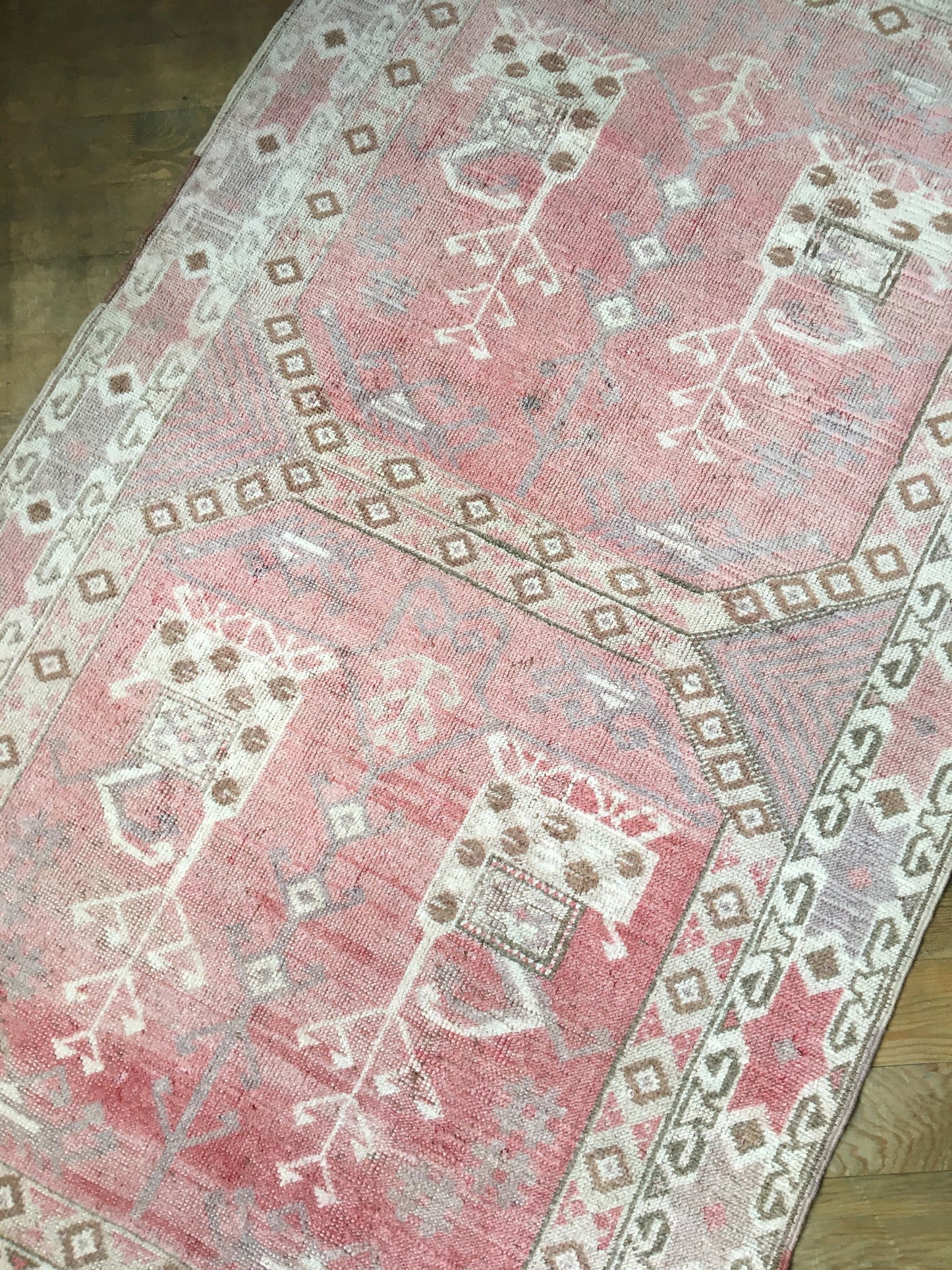 3x5 feet turkish handmade rug, vintage large rug,kitchen wide rug, living room rug, bohemian rug, oushak turkish wool rug, hallway mini rug