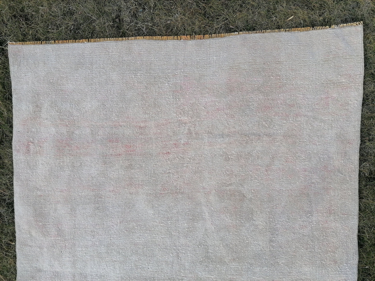 4.6 x 6.3 Turkish rug vintage wool rug turkish rug, vintage anatolian rug, oushak unique handmade rug