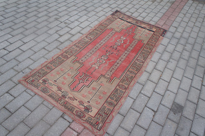 Rug, Eclectic Rug, Turkish Rugs, Oushak Rug,Bohemian Rug, Rug Runner, Rugs Runner, Turkish Rug , Farmhouse Rug, Vintage Rug, Hand Made Rug