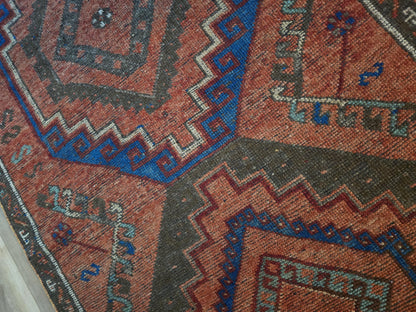 4 x 10.4 Persian Runner Rug Turkish Runner Rug Vintage Runner Rug Hallway Runner Rug Kitchen Runner Rug Wool Runner Rug Wool Oushak Rug