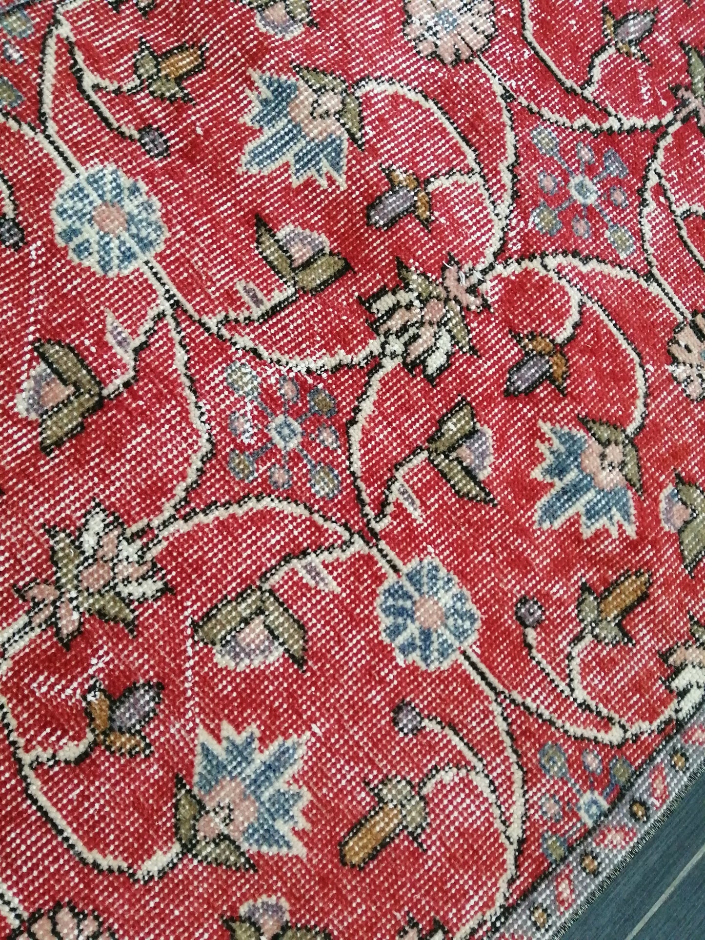 6.3 x 2.4 Oushak Runner Rug Turkish Runner Rug Vintage Runner Rug Hallway Runner Rug Kitchen Runner Rug Wool Runner Rug Wool Oushak Rug