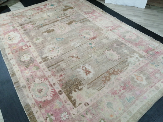 9x13 Muted Large OUSHAK RUG, TURKISH Oushak Rug, Vintage Oushak  Rug, Wool Oushak Rug Hand Made Rugs, Made In Turkey Oushak Rug