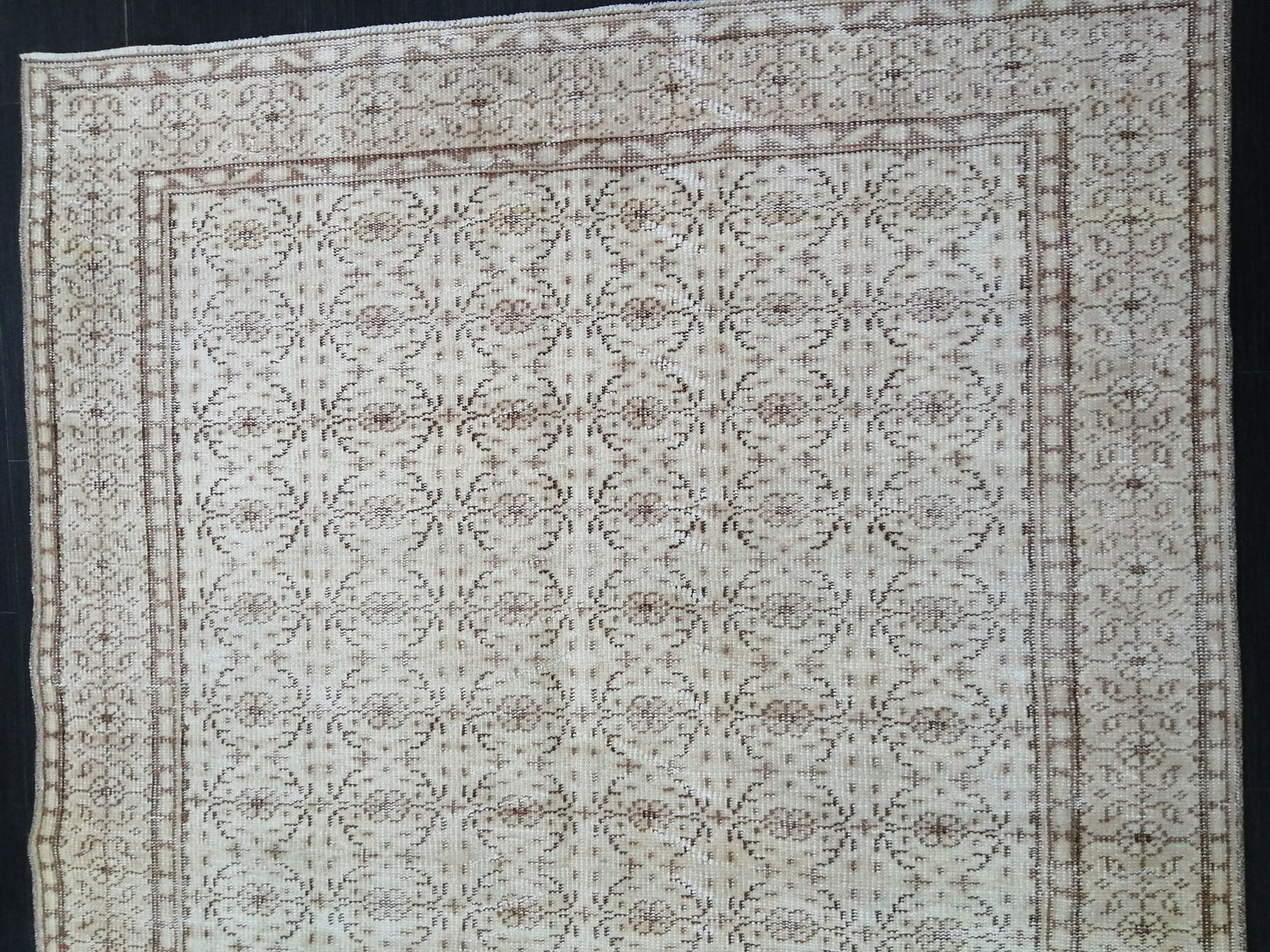 Neutral Rugs, 8.9 x 5 Neutral Hand Made Rug, Muted Oushak Rug, Rustic Rug, Turkish Rug, Farmhouse Rug, Vintage Rug, Wool rug