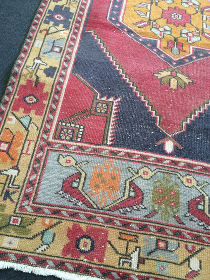 3 x 9.3 Runner Rug Turkish Runner Rug Vintage Runner Rug Hallway Runner Rug Kitchen Runner Rug Wool Runner Rug