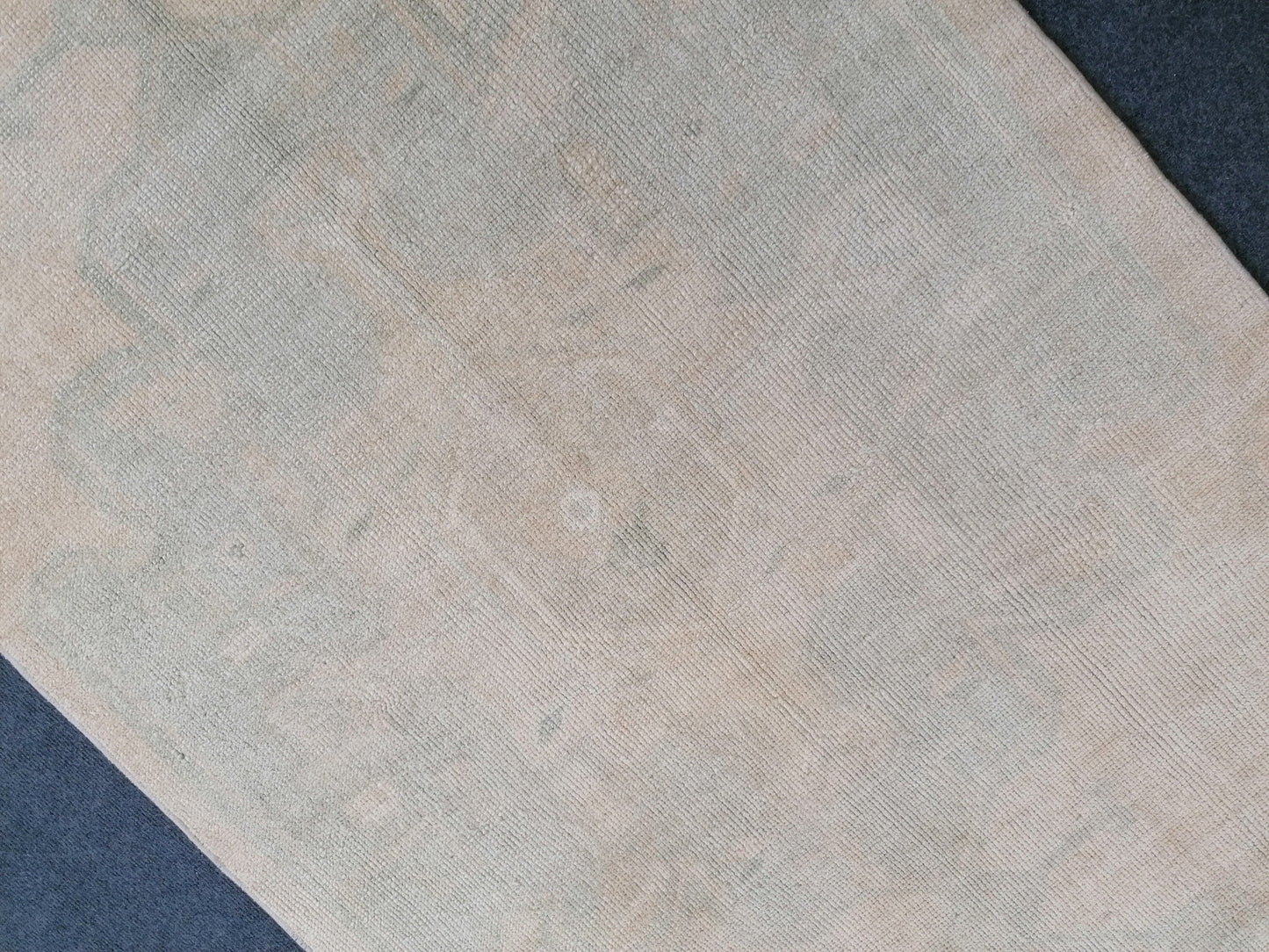 3.3 x 12.9 Turkish runner rug, vintage oushak runner rug,kitchen runner rug, hallway runner rug, Handmade runner