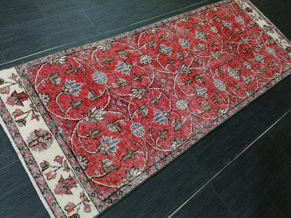 6.3 x 2.4 Oushak Runner Rug Turkish Runner Rug Vintage Runner Rug Hallway Runner Rug Kitchen Runner Rug Wool Runner Rug Wool Oushak Rug