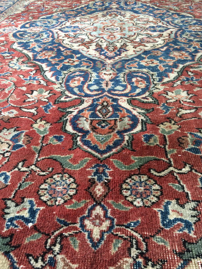 10 X 6.6 Persian RUG Oushak Rug Vintage Rug Vintage Persian Wool Oushak Rug Hand Made Rugs 7x10 Vintage Turkish Rug Oriental Rug