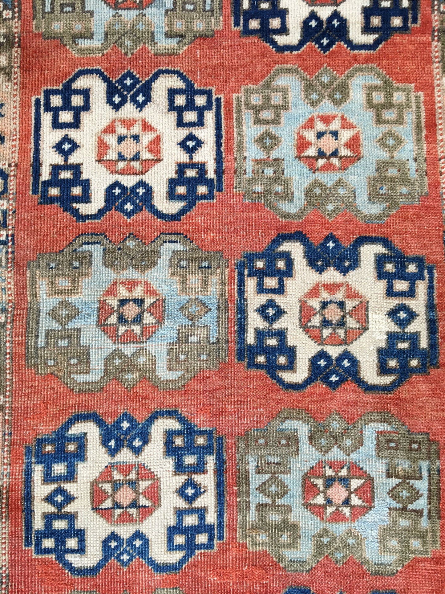 3x5 feet oushak wool rug, vintage handmade floor rug, turkish rug,kitchen rug, bohemian rug, red faded dining area rug, natural bedroom rugs