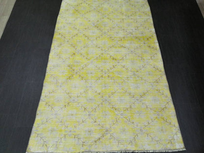 Vintage RUG TURKISH Rug 7.3 x 4.5 Oushak Rug Vintage Oushak Rug Vintage Rug Muted Boho Rug Hand Made Rug Vintage Neutral Rug