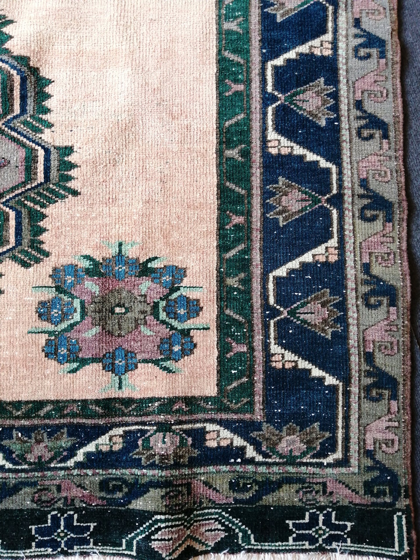 Turkish Rug 5x12, Vintage Rug, Oushak Rug, Oriental Runner Rug