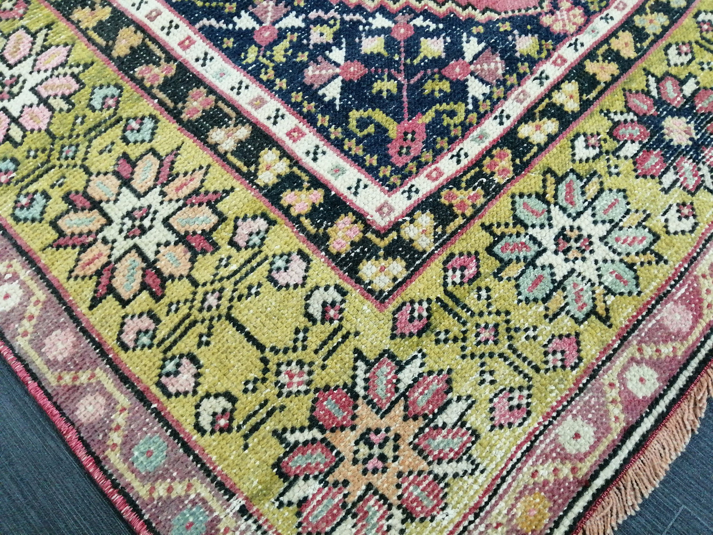 5.6 x 3.6 Hand Made Rug, Oushak Rug, Rustic Rug, Bohemian Rug, Rug Runner, Turkish Rug, Farmhouse Rug, Vintage Rug, Wool rug