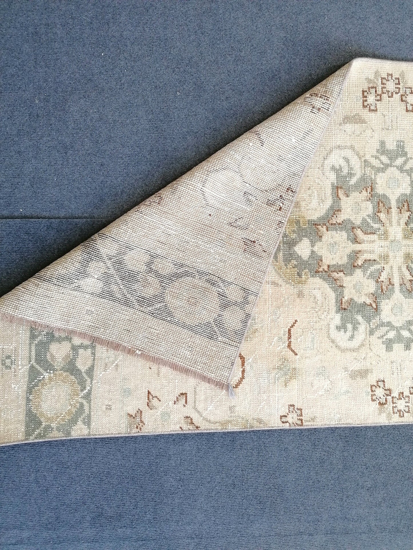 13'6x2'7 turkish runner rug,runner rug,vintage oushak runner rug,kitchen runner rug,hallway runner rug,vintage runner rug,oushak runner rug