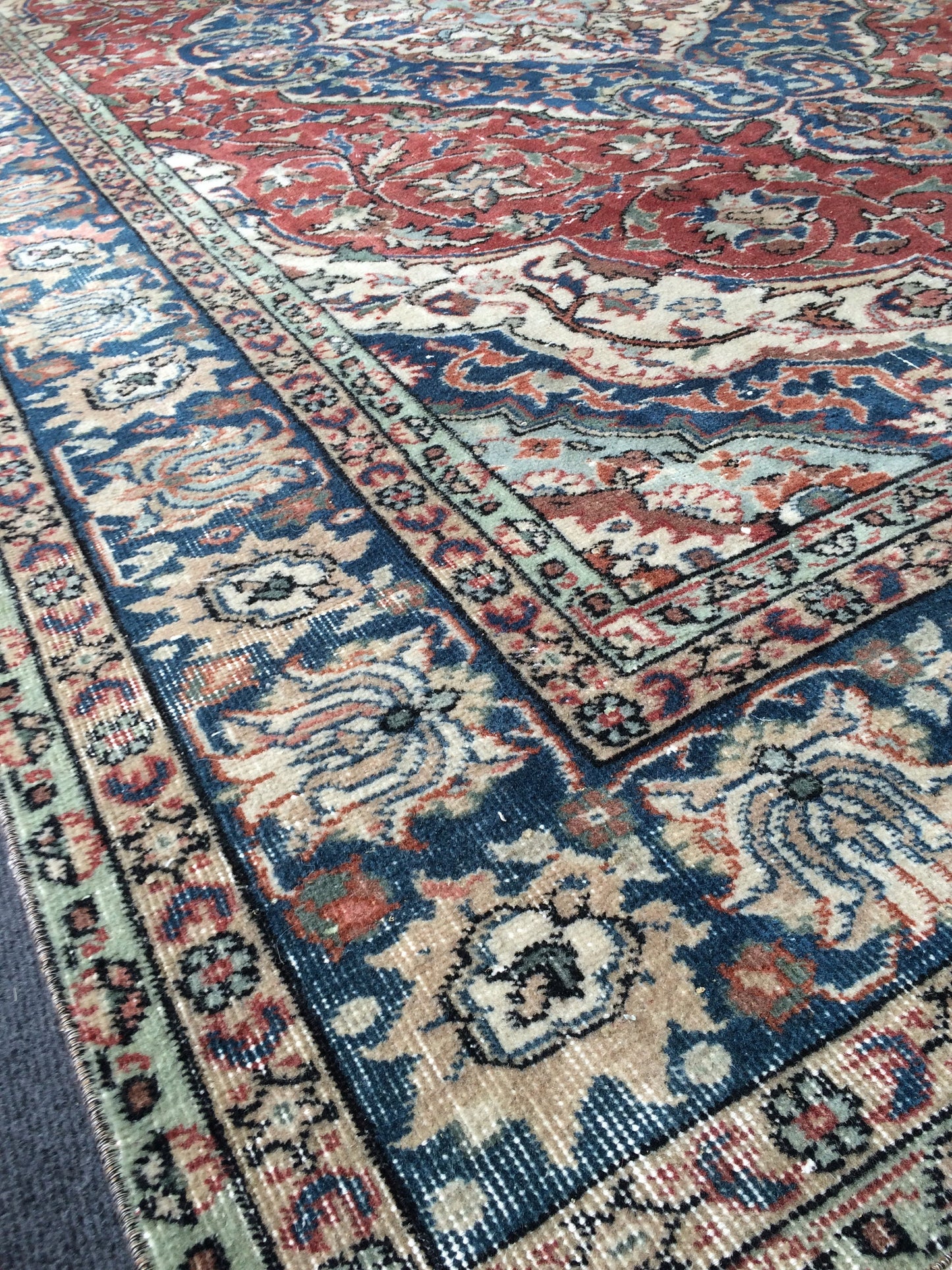 10 X 6.6 Persian RUG Oushak Rug Vintage Rug Vintage Persian Wool Oushak Rug Hand Made Rugs 7x10 Vintage Turkish Rug Oriental Rug