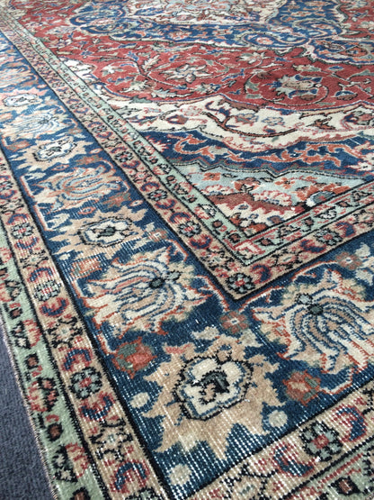 10 X 6.6 Persian RUG Oushak Rug Vintage Rug Vintage Persian Wool Oushak Rug Hand Made Rugs 7x10 Vintage Turkish Rug Oriental Rug