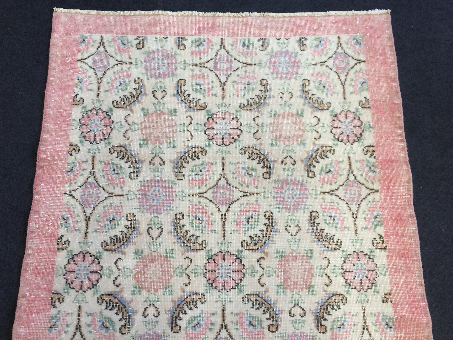 Turkish Rug, Oushak Rug, Wool Oushak Rug, Oushak Runner Rugs, Farmhouse Rug, Vintage Rug, Minimalist Rug, Hand Made Rug