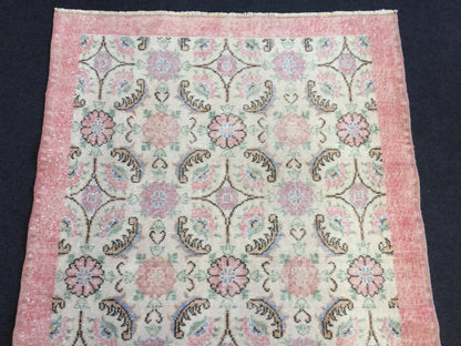 Turkish Rug, Oushak Rug, Wool Oushak Rug, Oushak Runner Rugs, Farmhouse Rug, Vintage Rug, Minimalist Rug, Hand Made Rug