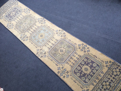 2 8 x 12 Oushak Runner Rug Turkish Runner Rug Vintage Runner Rug Hallway Runner Rug Kitchen Runner Rug Wool Runner Rug Wool Oushak Rug
