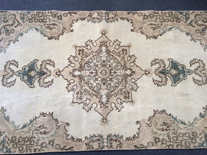 Oushak Rug Vintage Turkish  Rug,Wool Rug Turkish Rug Antique Rug Rug,Handmade Oriental Rug,Persian Rug